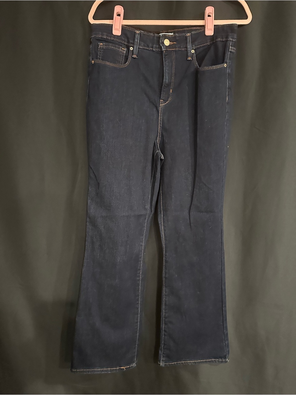 Denizen from Levi's Dark Blue High-Rise Bootcut Jeans